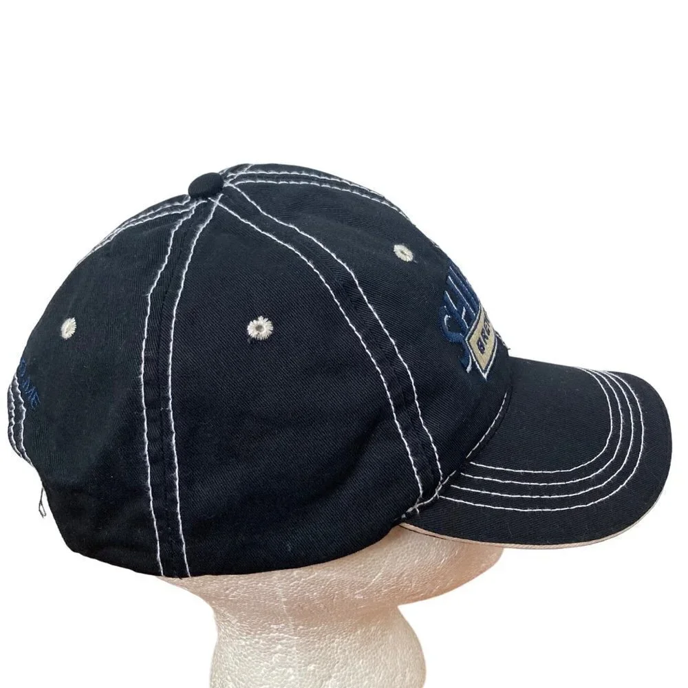 Shipyard Brewing Co Hat Adjustable Snapback Portland Maine Cap Lid Beer Black